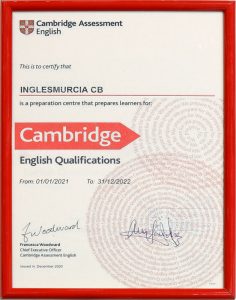 Certificado de Cambridge de Inglés en Murcia